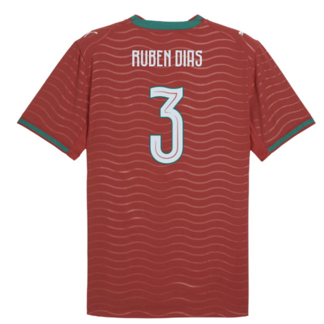 2026-2027 Portugal Authentic Home Shirt (Ruben Dias 3)-SoccerKits Hub | Buy Soccer Jerseys Online